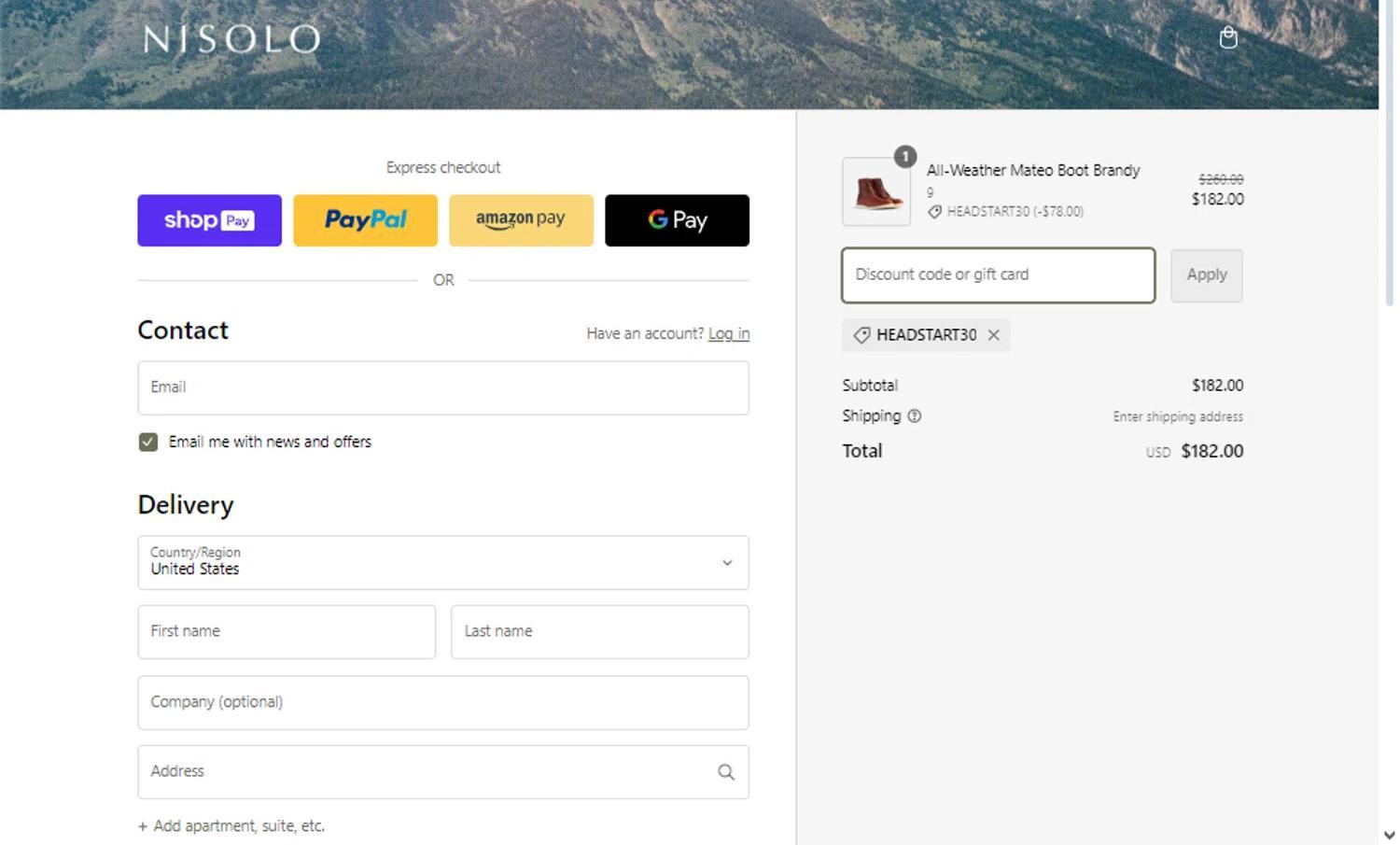 How to apply Nisolo coupon code