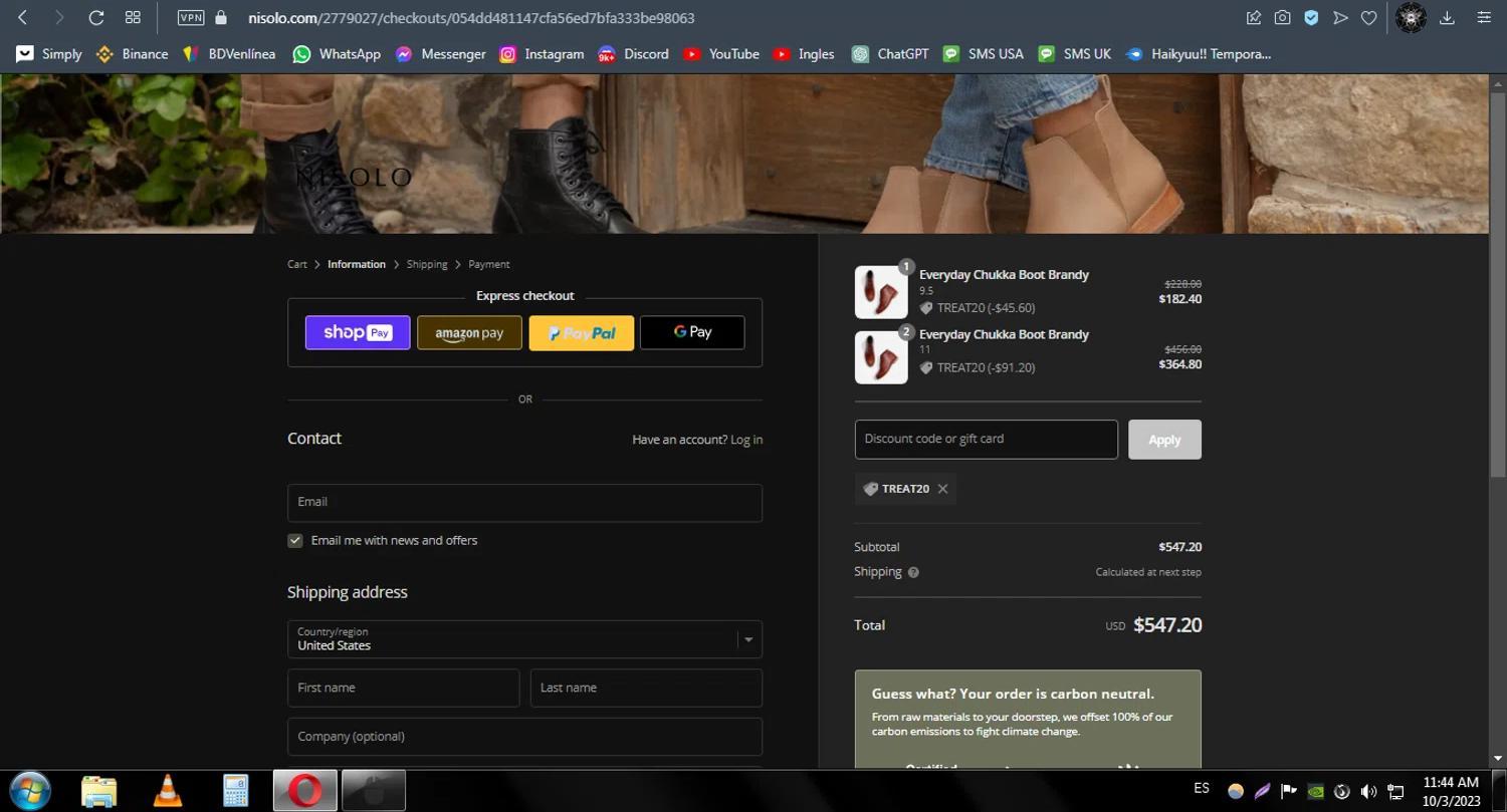 How to apply Nisolo coupon code